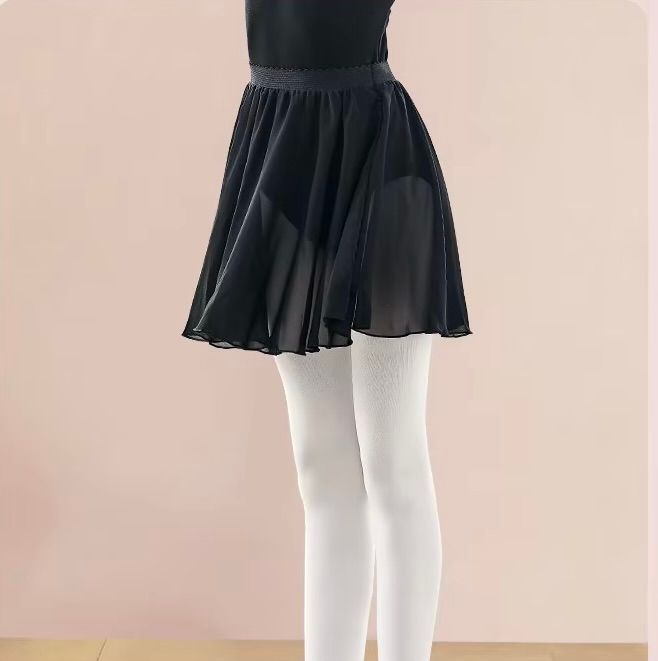 Damen Tanzrock Nela  zum schlüpfen, Größe: XS, Farbe: Schwarz
