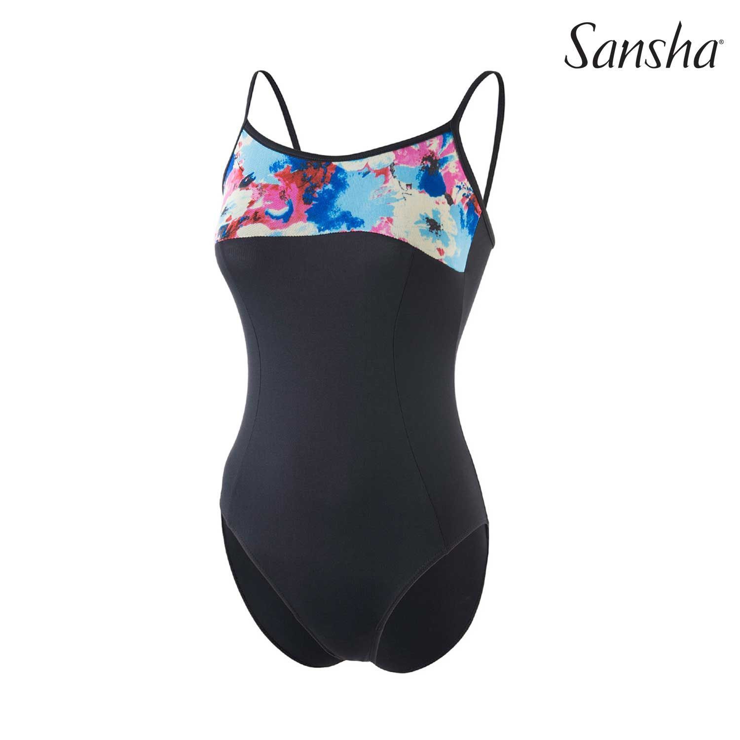 Martin Trikot ELEANOR 50AE008M Damen Trikot mit Spaghetti Trägern, Größe: 3/S, Farbe: Schwarz