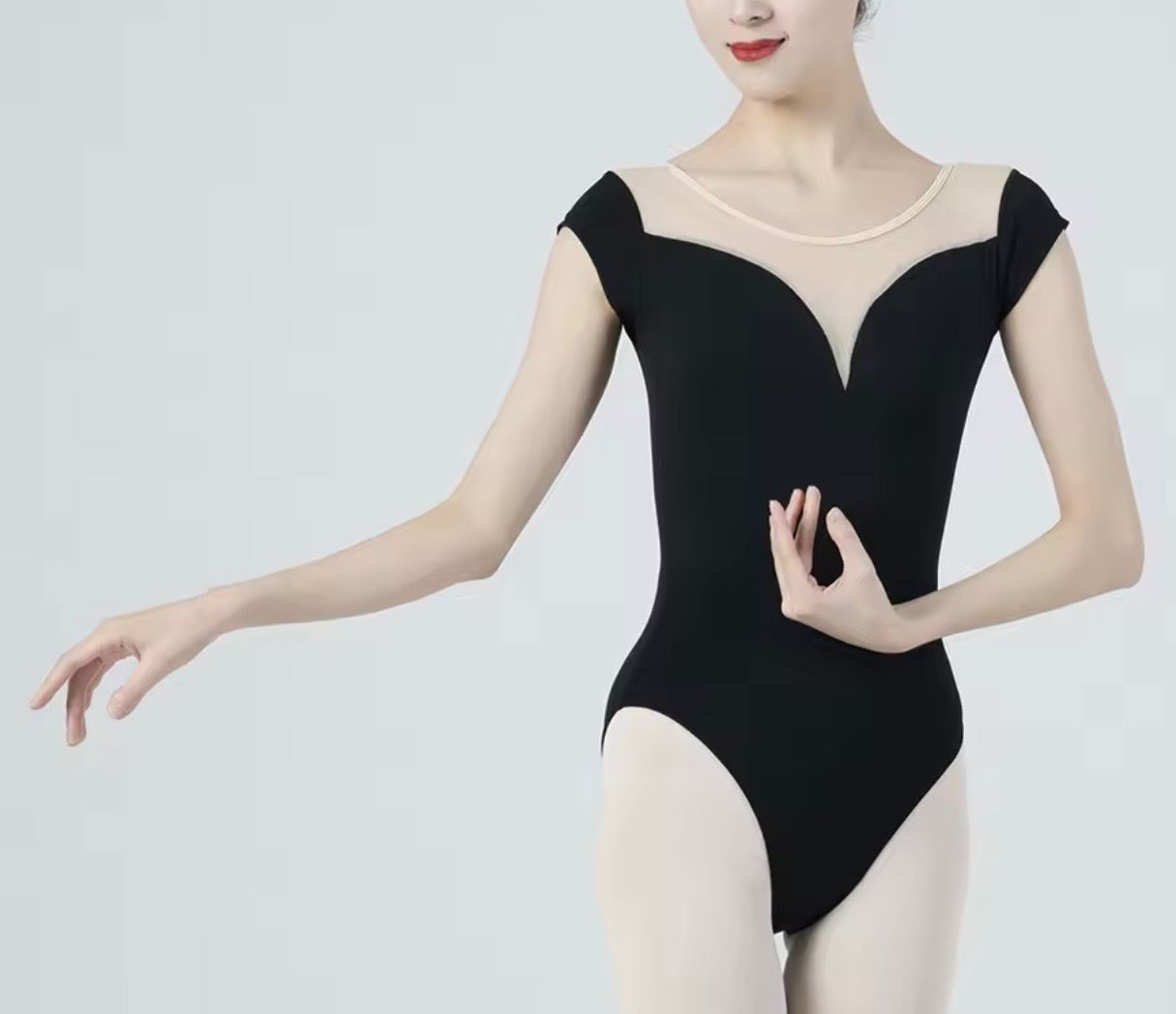 Trikot mit kurzen Ärmeln Angel Dancecode, Größe: S, Farbe: Black