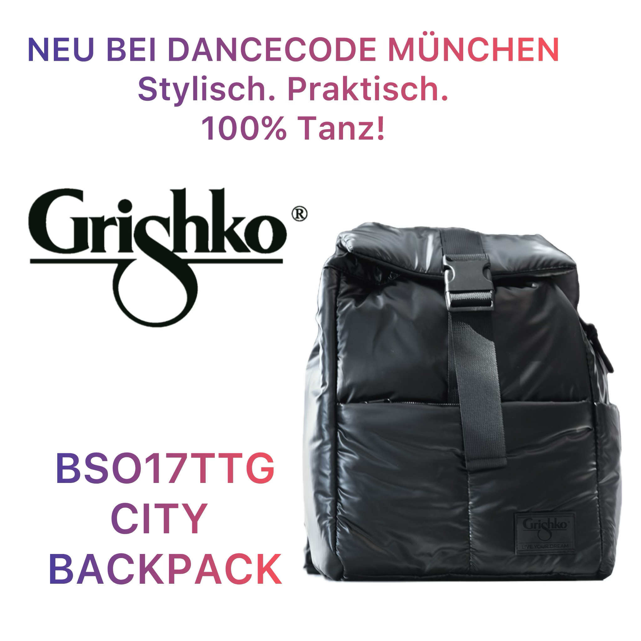 Grishko BS017TTG CITY BACKPACK Rucksack