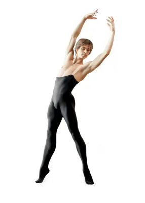 Mann in einem schwarzen Ballettanzug