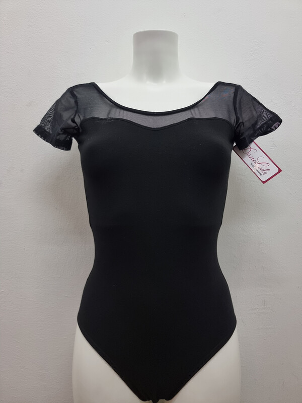 Trikot LILA DanceCode mit kurzen Ärmeln aus Netzstoff Trikot LILA DanceCode mit kurzen Ärmeln aus Netzstoff