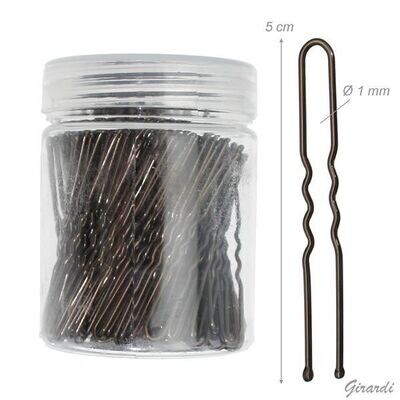 Haarnadeln 10 Stück 5 cm braun. Durchmesser 1 mm Haarnadeln 10 Stück 5 cm braun. Durchmesser 1 mm