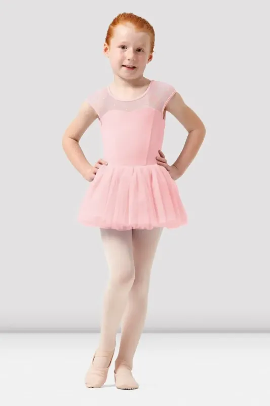 Mädchen Mirella Paisley Tutu-Kleid mit Flügelärmeln M1557C Mädchen Mirella Paisley Tutu-Kleid mit Flügelärmeln M1557C