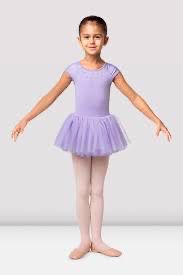 Mädchen Jessamy kurzärmliges Tütü-Kleid M1538C von Bloch/Mirella, Größe: 4/6, Farbe: Lila