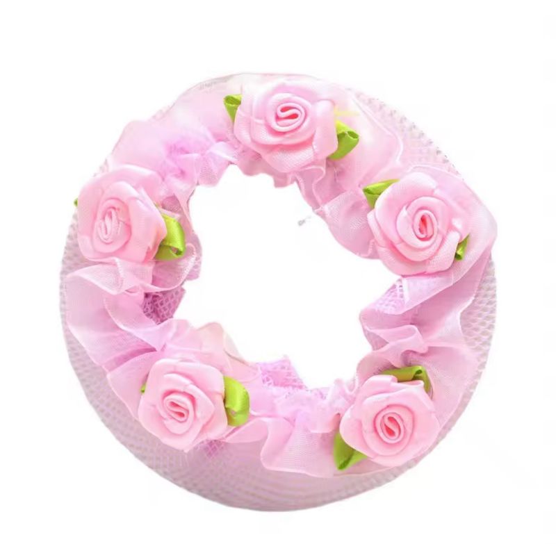 Haarnetz mit Blumen für Duttabdeckung Dancecode