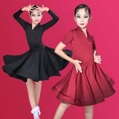 Latin Ballroom Dance Kleid Eren Kinder 2 Teilig Latin Ballroom Dance Kleid Eren Kinder 2 Teilig
