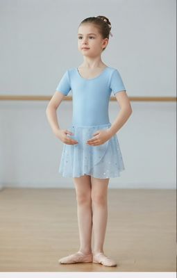 Ballett-Trikot Ballett-Trikot "Veta" mit Röckchen für Kinder | Vitality | DanceCode