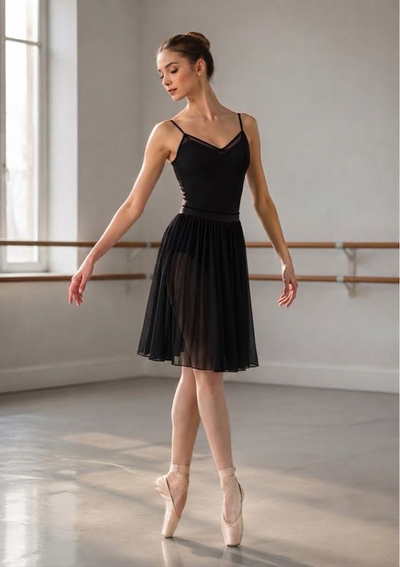 Janina Langer Chiffon-Tanzrock (55 cm) | DanceCode Janina Langer Chiffon-Tanzrock (55 cm) | DanceCode