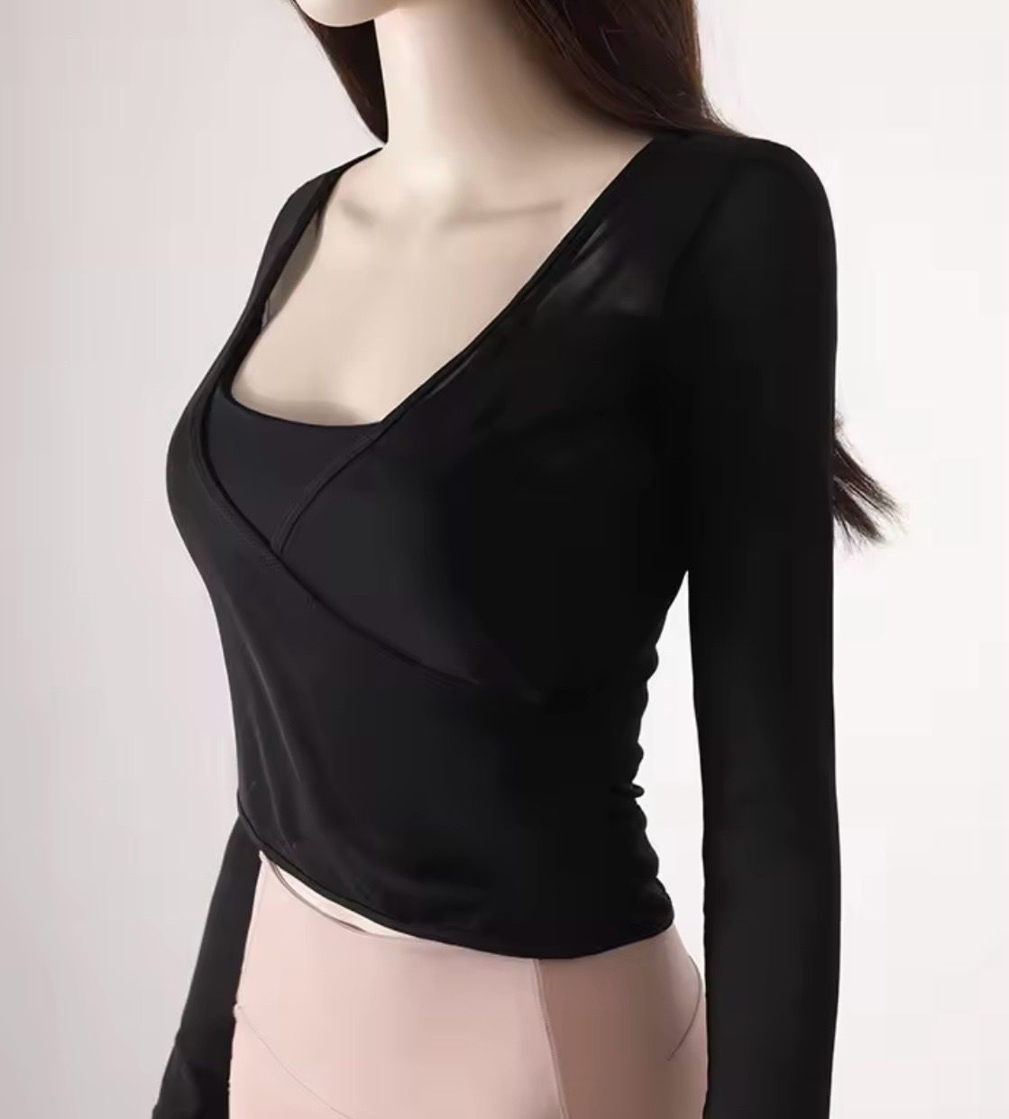 Damen Lola leichte Wickelbluse Dancecode