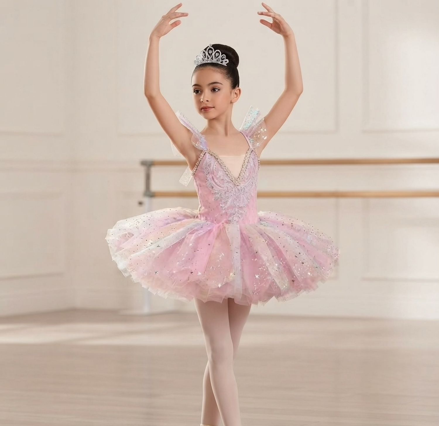 Kinderbody Aurelia mit Tutu | Tanzkostüm für kleine Ballerinas Dancecode Kinderbody Aurelia mit Tutu | Tanzkostüm für kleine Ballerinas Dancecode