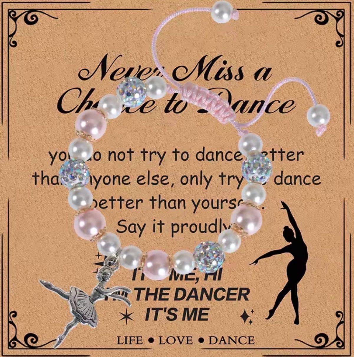 Armband DC54 mit Tänzerin-Charm