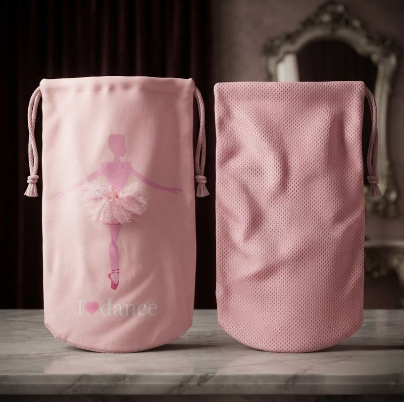 Girardi 3D-Tutu Spitzenschuh-Tasche | Glitzer & Mesh-Belüftung