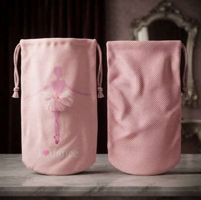 Girardi 3D-Tutu Spitzenschuh-Tasche | Glitzer & Mesh-Belüftung Girardi 3D-Tutu Spitzenschuh-Tasche | Glitzer & Mesh-Belüftung