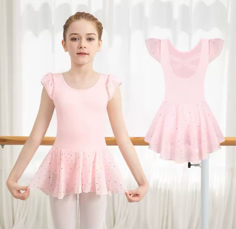 Kinderbody Minmit Röckchen glänzend Dancecode