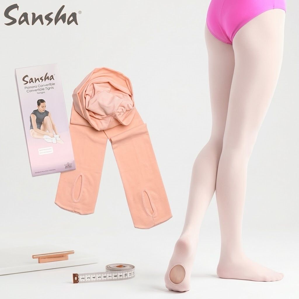 Sansha Kinder Ballettstrumpfhose T99CH mit Fuß (70 DEN) Sansha Kinder Ballettstrumpfhose T99CH mit Fuß (70 DEN)