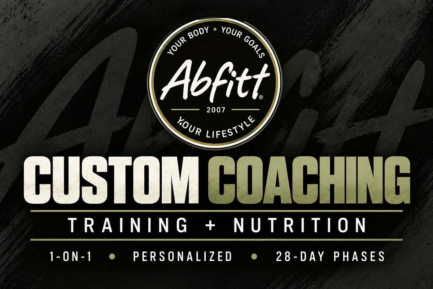 Abfitt Custom Training &amp; Nutrition Coaching