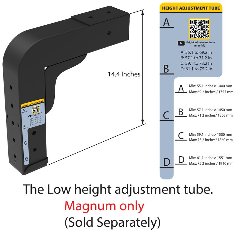 Magnum Low-Profile Adjustment Tube Magnum Low-Profile Adjustment Tube
