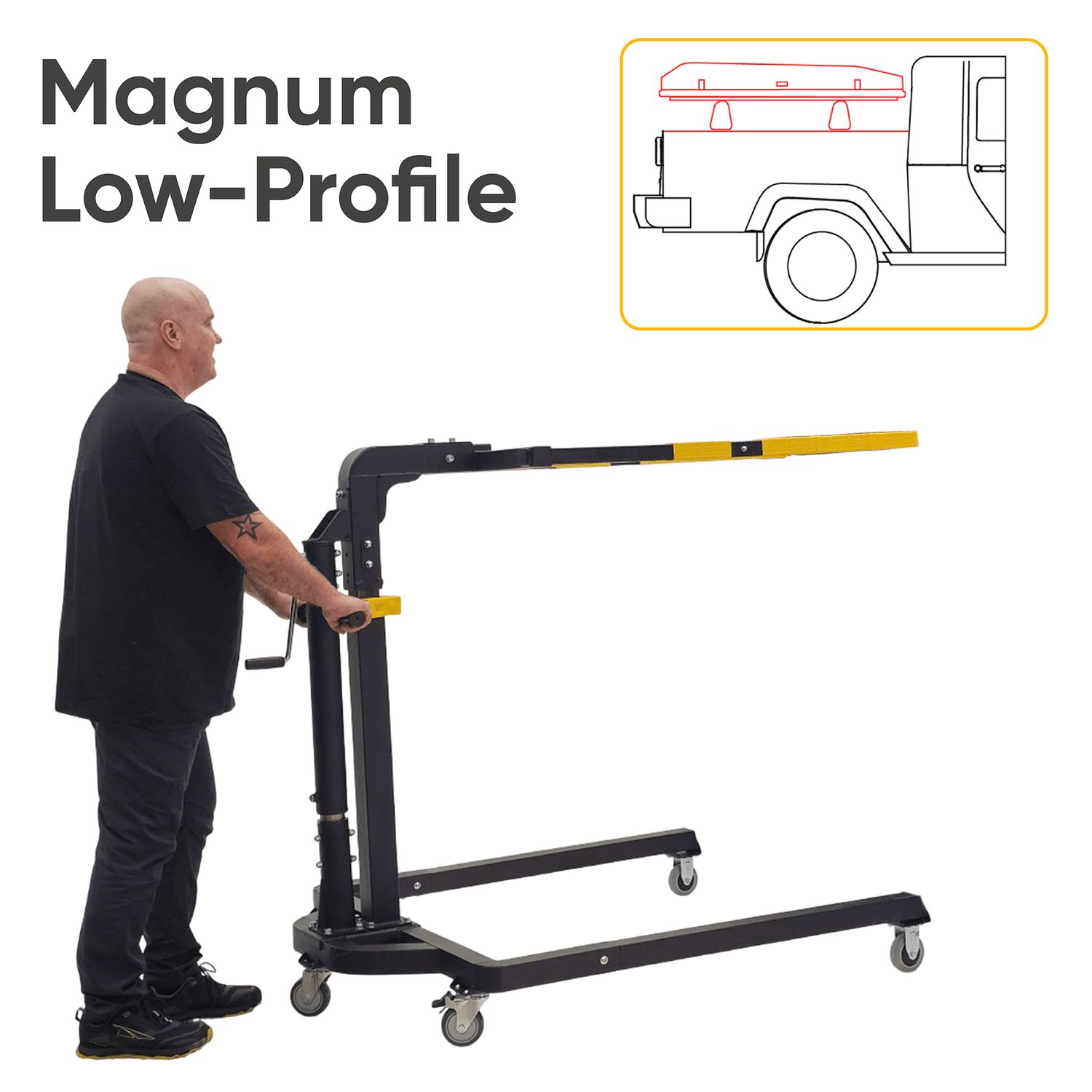 Magnum Rooftop Tent Lift - Low Profile