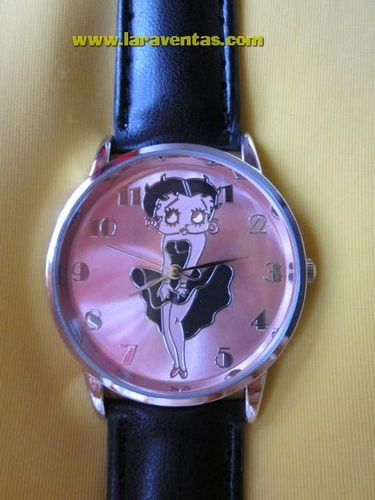 Reloj Betty boop negro