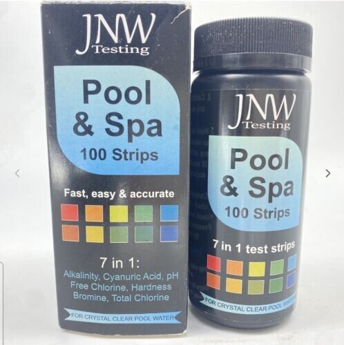 JNW Pool and Spa 7 in 1 Test Strips