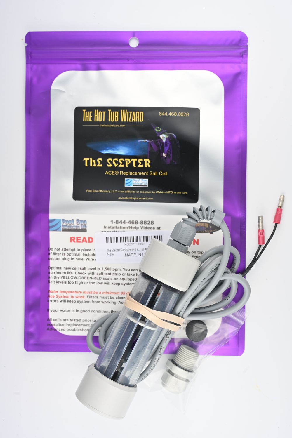 The Scepter Salt Cell® ACE® replacement salt cell The Scepter Salt Cell® ACE® replacement salt cell