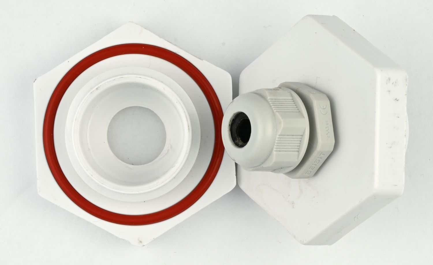 Hot Spring Filter Compartment Nut & Strain Relief Fitting