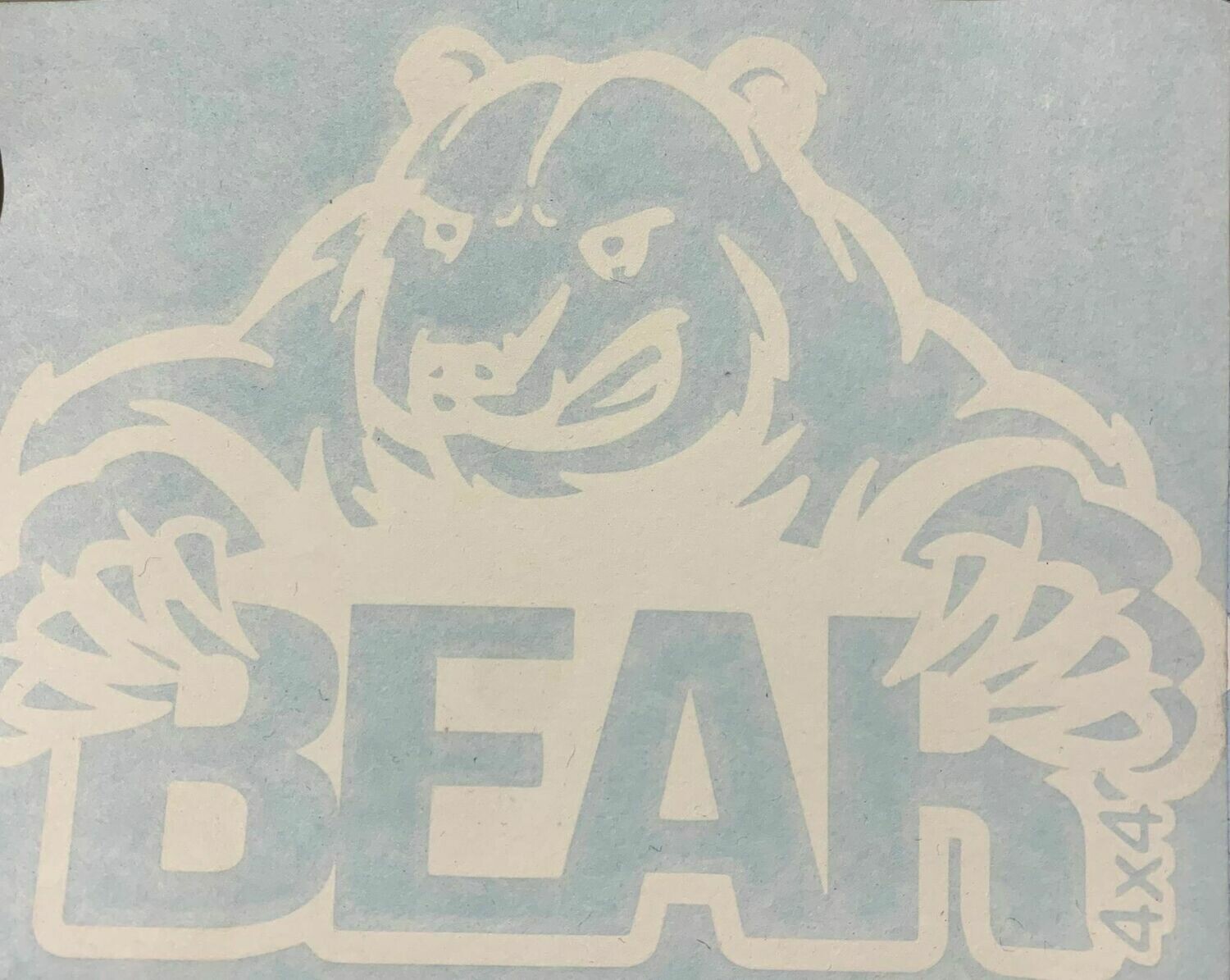 BEAR 4X4 Sticker