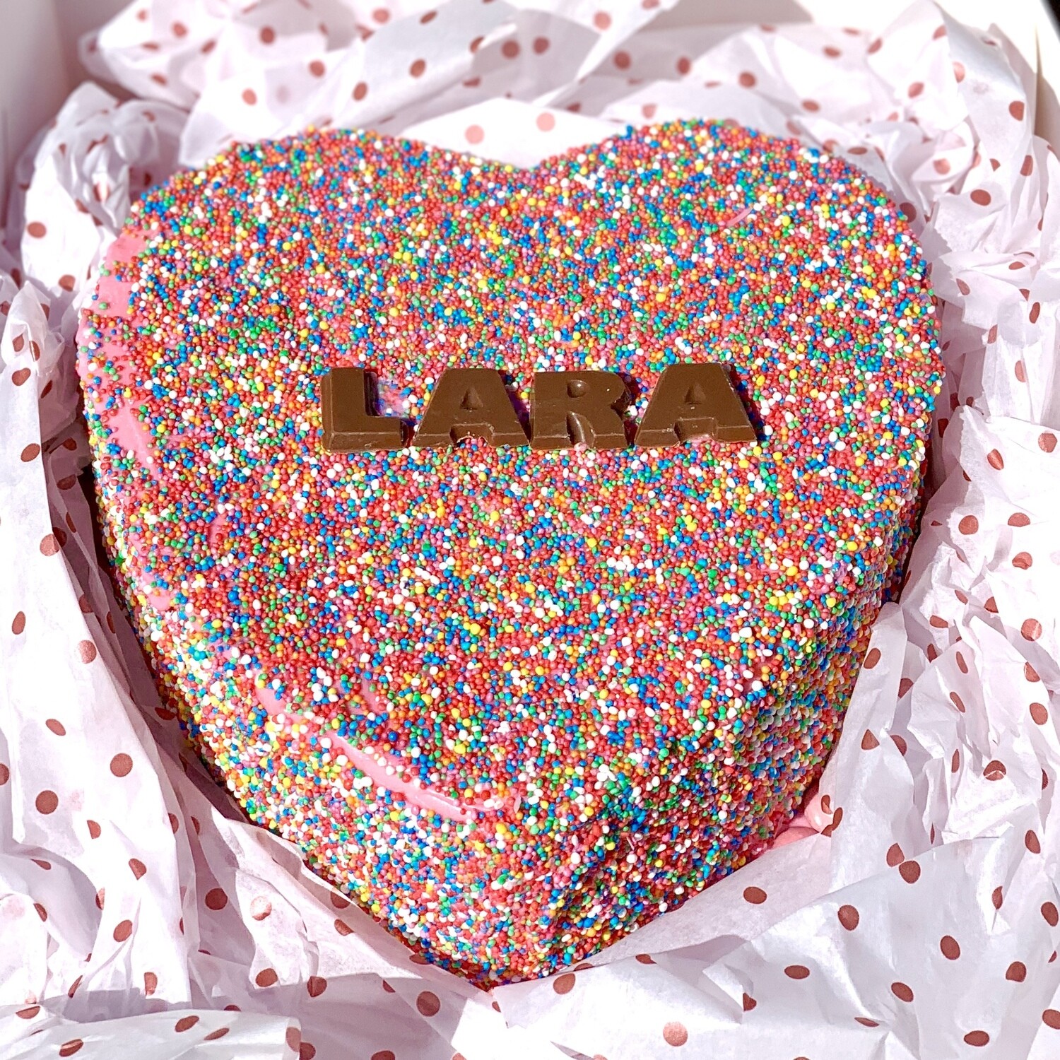 Sprinkles Heart (Custom Name) Sprinkles Heart (Custom Name)