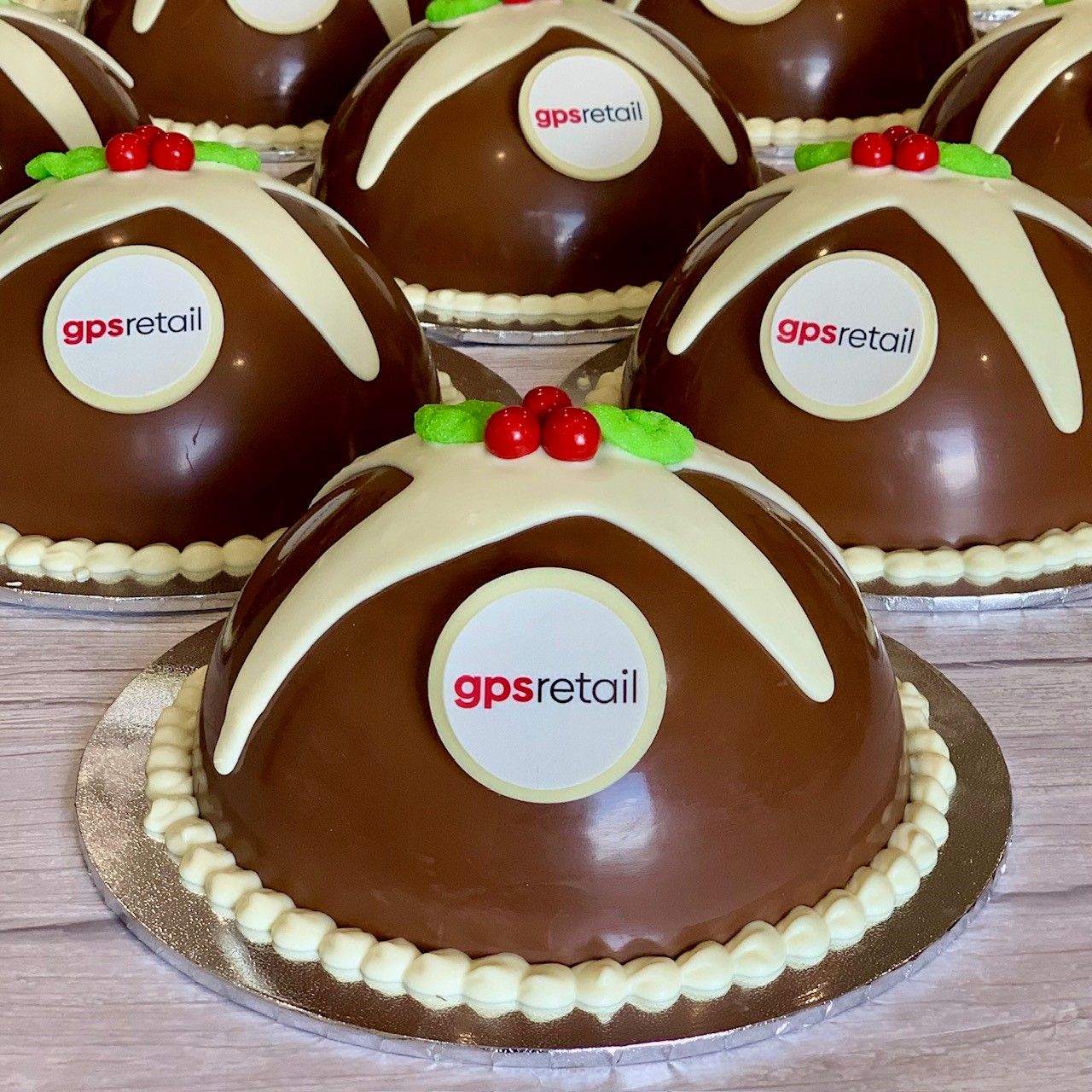 Large Branded Xmas Pudding