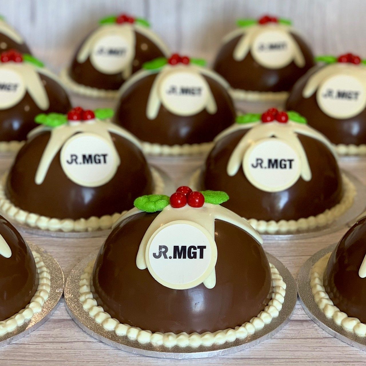 Medium Branded Xmas Pudding