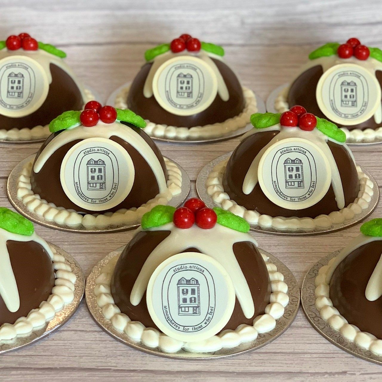 Small Branded Xmas Pudding