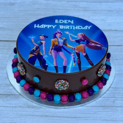 Custom Made Round with Edible Print
