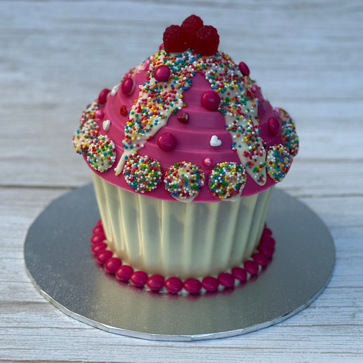 Giant Pink Cupcake