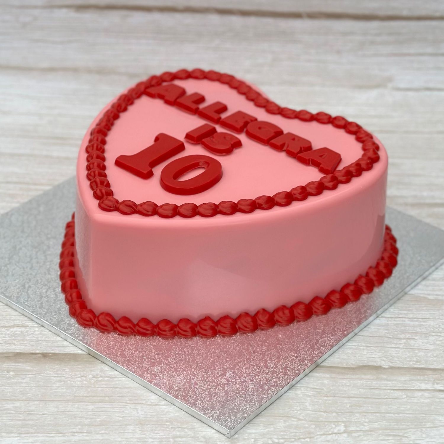 Retro heart  (Custom Message)