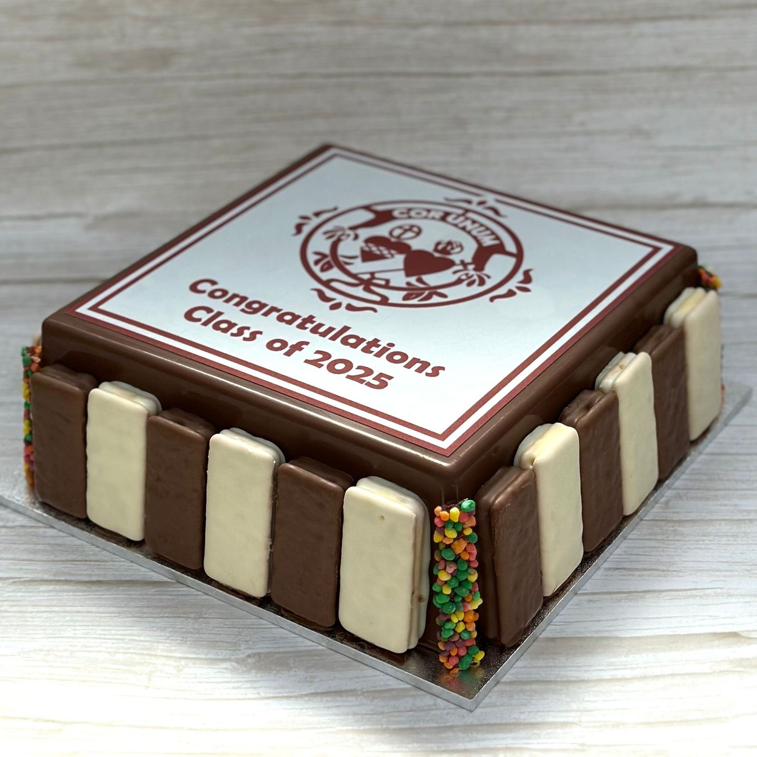 Square Custom Made with an Edible Print