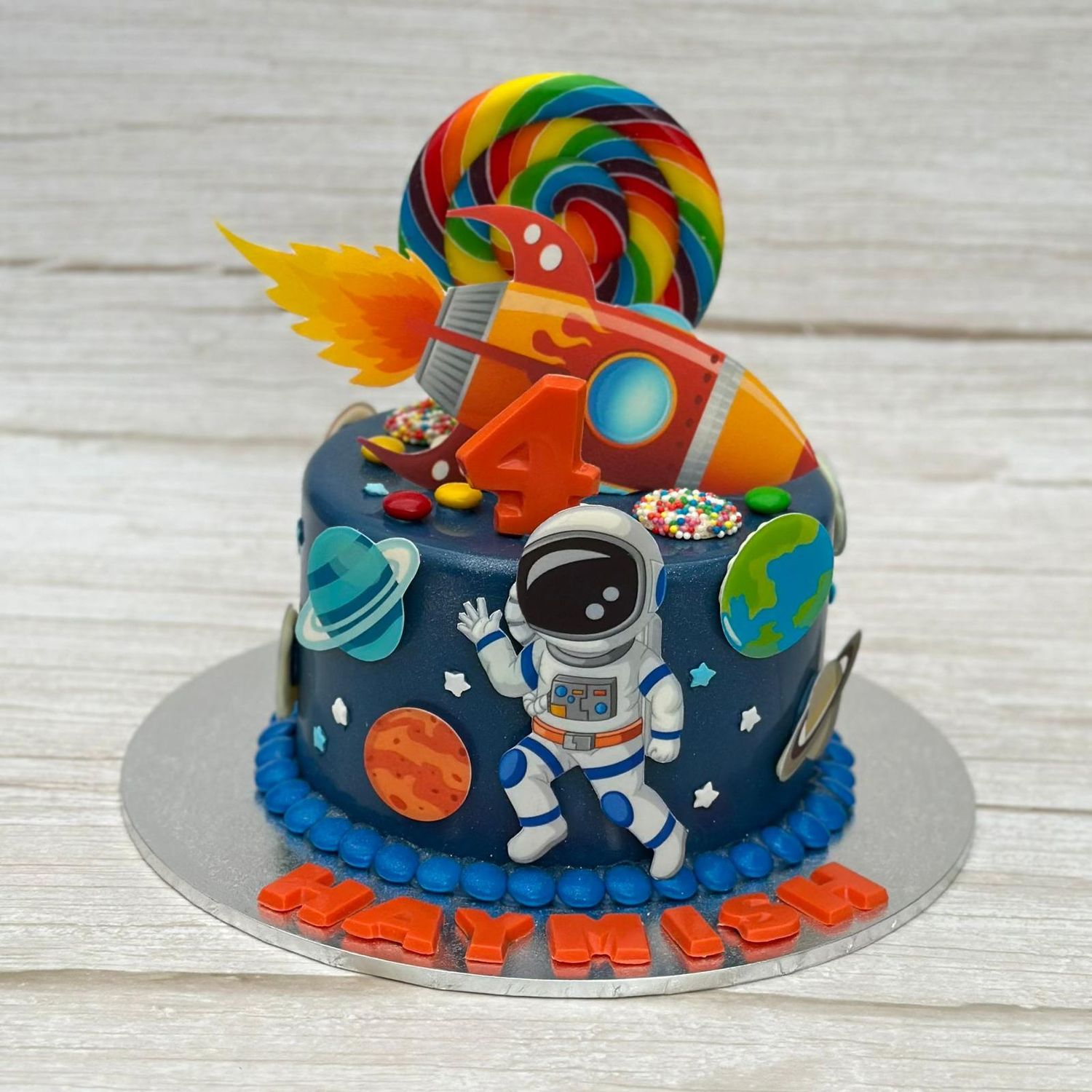 1 Tier Custom with Edible Images