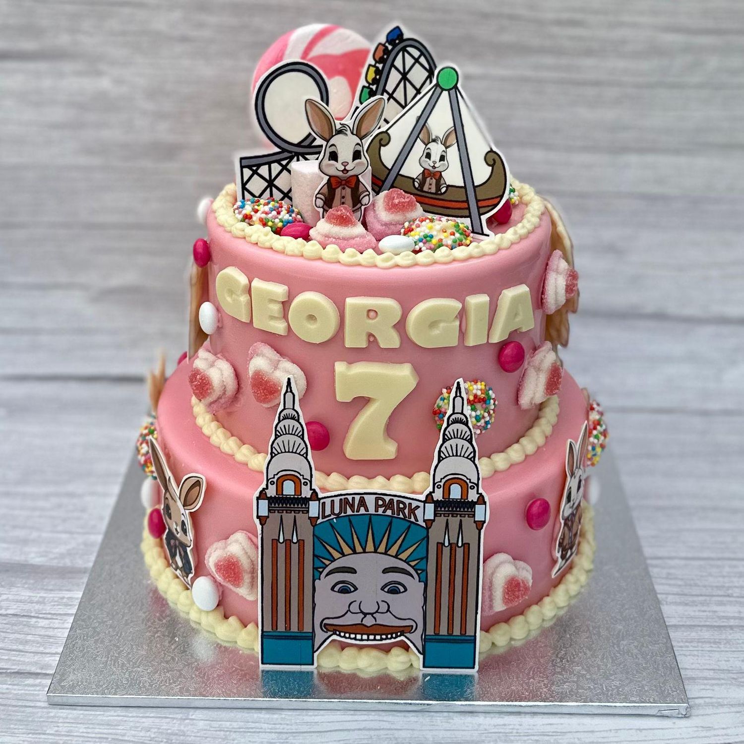 2 Tier Custom with Edible Images