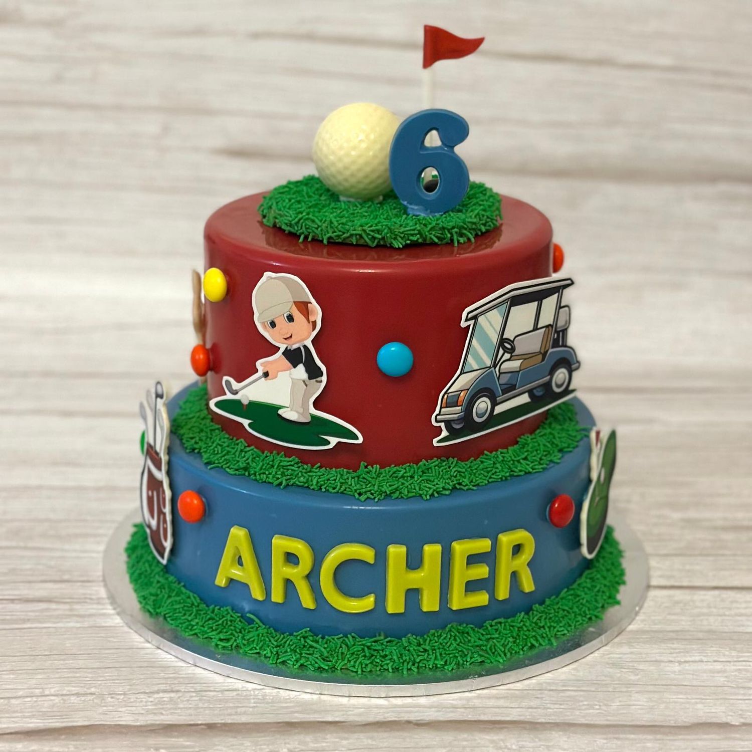 2 Tier Custom with Edible Images