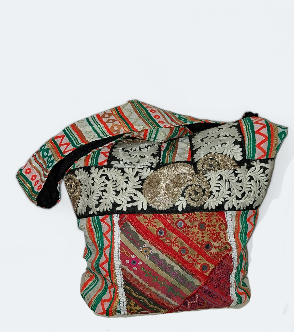 Hippie Umhängetasche, Scultertasche Ethno-Design