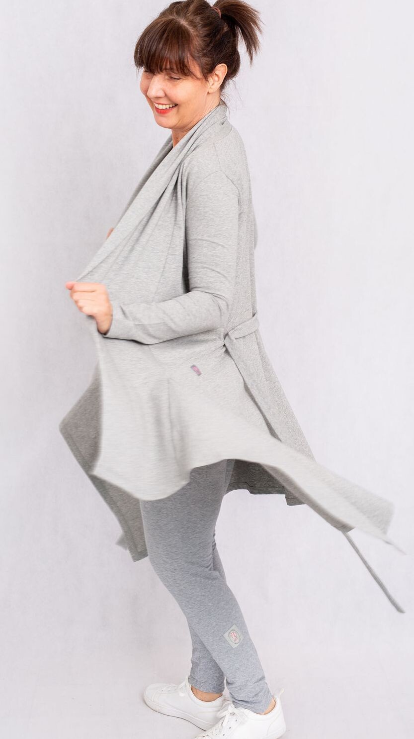 SOUL kardigán - szürke - pamut