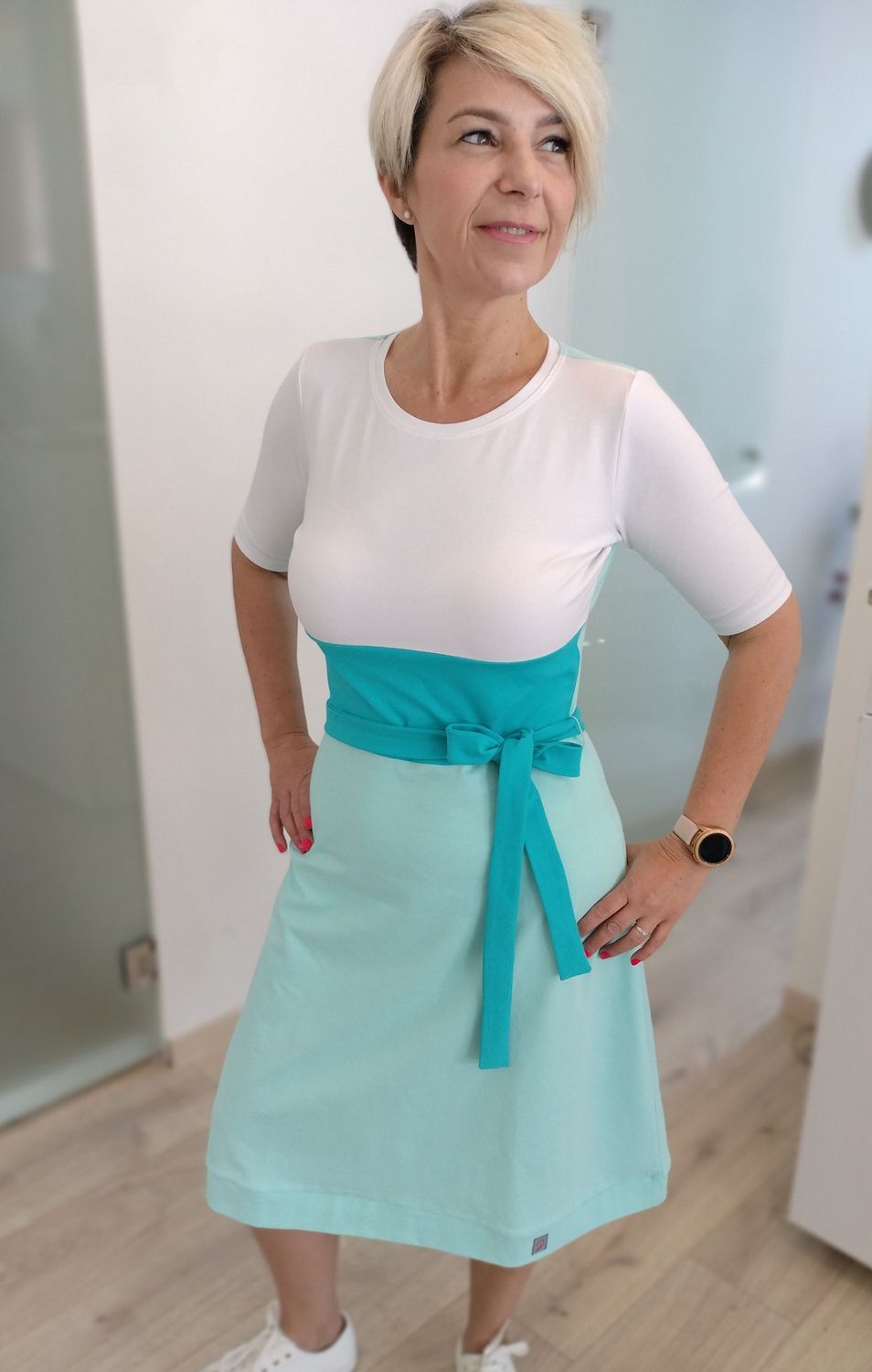 DESIRE- fehér-türkiz-menta