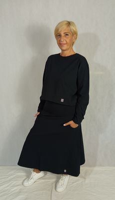 LEVEL szoknya - fekete