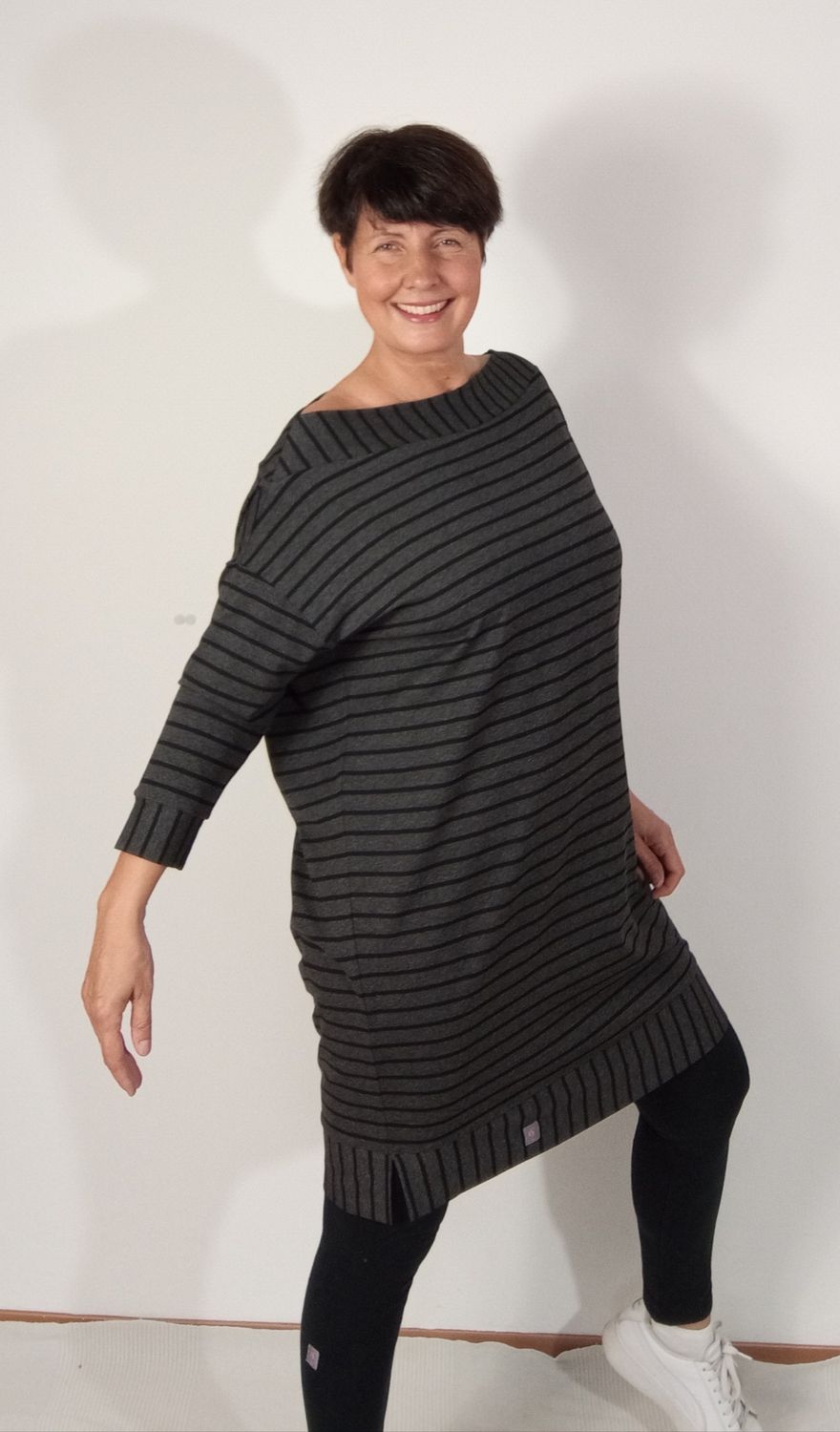 ETERNITY - fekete/szürke csíkos