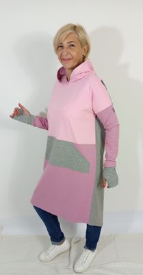 JOY ruha - rózsaszín/mályva/szürke