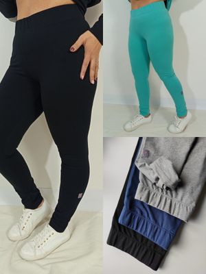 LEGGINGS, gumírozott derékkal - vastag