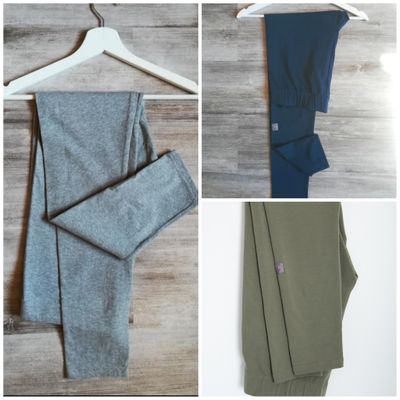 LEGGINGS, gumírozott derékkal - vékony