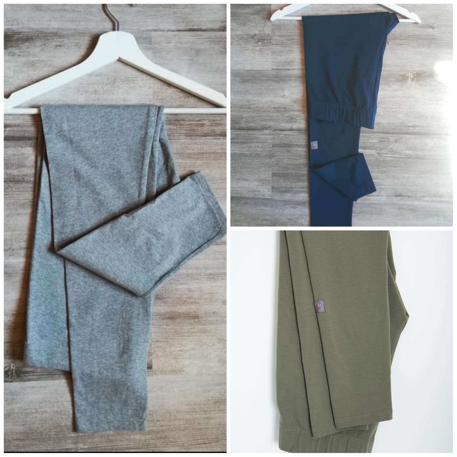 LEGGINGS, gumírozott derékkal - vékony