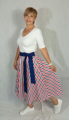 DOROTHY  - piros/kék csíkos