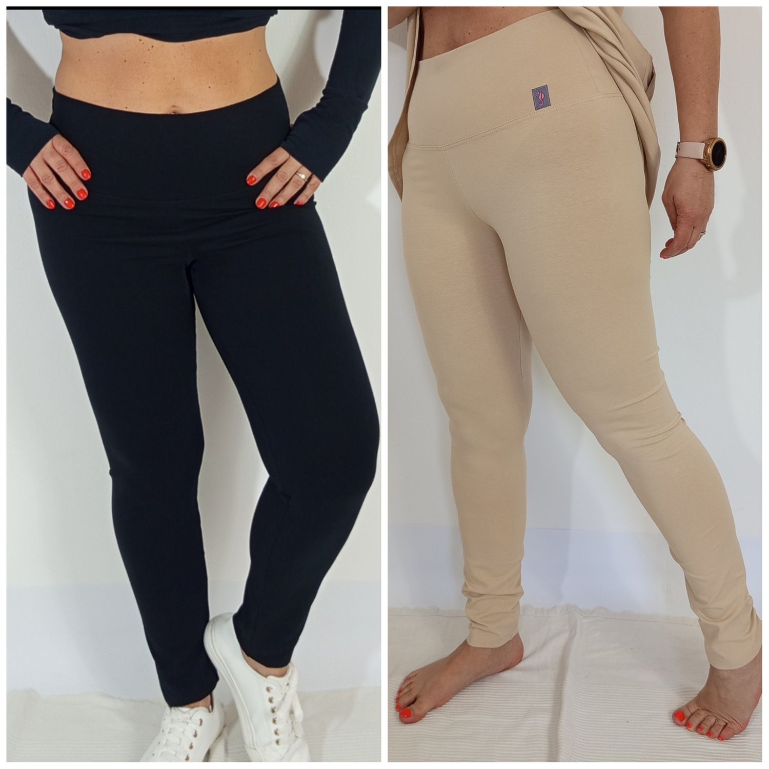 LEGGINGS, gumi nélküli derékkal - vékony